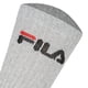 thumbnail image 3 of FILA Calcetines unisex 3 pares - calcetines de tenis, calcetines de tripulación, terry, deporte, logo 35-46 Grau 35-38 (3-5 UK), 3 of 3