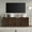 Alder Brown, variant on Evelyn&Zoe Hanson Rectangular TV Stand for TV's up to 75", Black Grain
