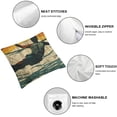 thumbnail image 6 of nygtbtfer I Love Soccer More Than I Love Food Throw Pillow Covers Set of 2 Decorative Pillowcases Soft Cushion Covers for Sofa Couch Bed Home Decor White, 6 of 7