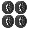 thumbnail image 2 of 4Pcs Universal Rubber Tires for TAMIYA TT01 XV01 RC Car Type A Black, 2 of 17