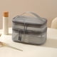thumbnail image 1 of Bolsa de aseo de malla Organizador de viaje Multicapa para cosméticos y varios objetos con gran capacidad y cierre de cremallera, 1 of 6