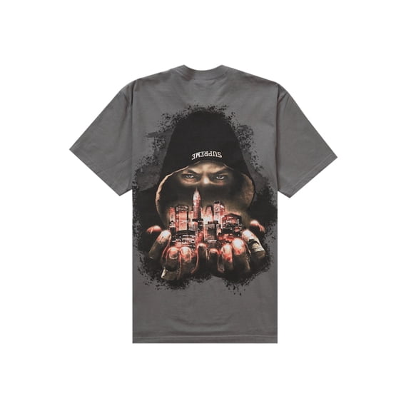 Supreme Men's Fighter Tee Charcoal, from StockX