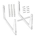 thumbnail image 4 of Raindrops Vinyl Record Holders Album Display Rack Rectangular Design for Music Lovers 1Pack, 4 of 8