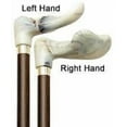 thumbnail image 3 of Harvy White Marbleized Palm Grip Cane, 3 of 3