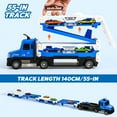 thumbnail image 5 of MOONTOY Carrier Truck Race Track Kids Toys, 5 of 8