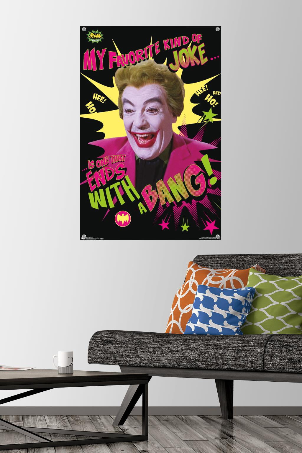 DC Comics TV - Batman TV Series - Joker Wall Poster with Push Pins, 22.375" x 34"