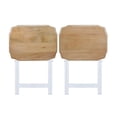 thumbnail image 5 of Medallion 2pcs Tray Table Set - Natural/White, 5 of 6