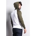 thumbnail image 4 of Victorious Men's Raglan Light Weight Zip Down Hoodie TH864 - WOL -4XL, 4 of 4