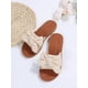 thumbnail image 2 of Women Bow Decor Slide Sandals, Fashion Summer Flat Sandals, 2 of 4