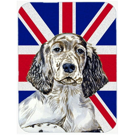 English Setter with English Union Jack British Flag Mouse Pad, Hot Pad or Trivet LH9474MP