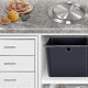 thumbnail image 4 of Built-in Type Built-in Stainless Steel Trash Can Flap Lid Swing Balance Flap Lid Trash, 4 of 5