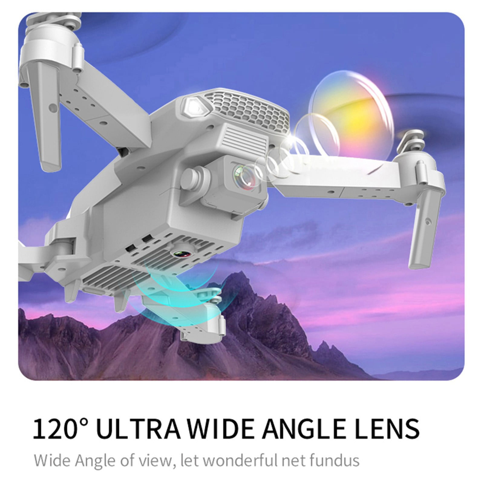 Foldable Drone with Camera for Beginners, Dual HD Cameras with FPV Transmission, Long Flight Time, Easy to Fly for Kids and Adults