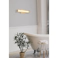thumbnail image 2 of Lámpara LED de pared Living District Aden, 16 pulgadas, oro satinado, 2 of 9