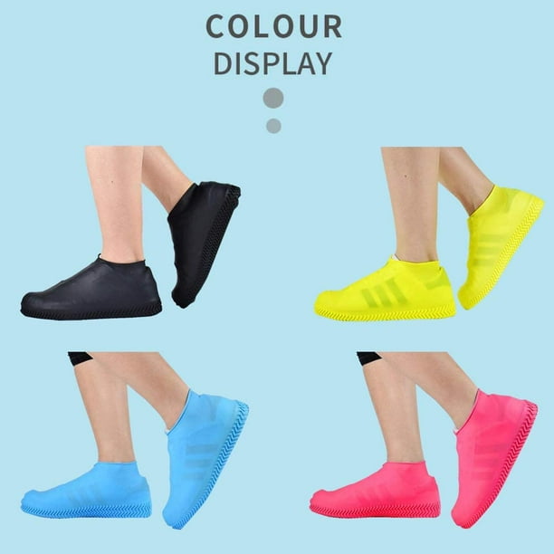 Waterproof Shoe Cover Silicone Material Unisex Shoes Protectors Rain Boots  For Indoor Outdoor Rainy Days Dust-proof Non-slip