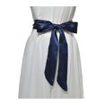 thumbnail image 5 of Women Belt - Smooth Satin Lace-up Bowknot Decorative Belt Adjustable Length Bow Tie Design Formal Waistband, 5 of 8