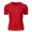 Red, variant on kamemir Workout Shirts for Men Men's Performance T-Shirt , Cotton Blend Moisture-Wicking Tees for Men White,S