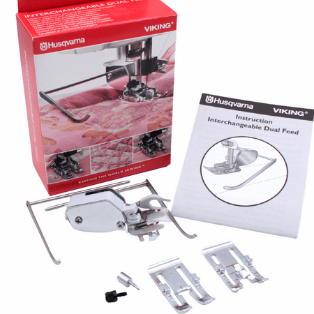 UPC: 7393033048037 | Interchangeable Dual Feed Walking Foot # 920219-096 for Husqvarna Viking Machine