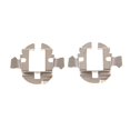 thumbnail image 2 of LOVIVER 3xPair LED Headlight Bulbs Adapters Holders Retainers For 3 Pcs, 2 of 7
