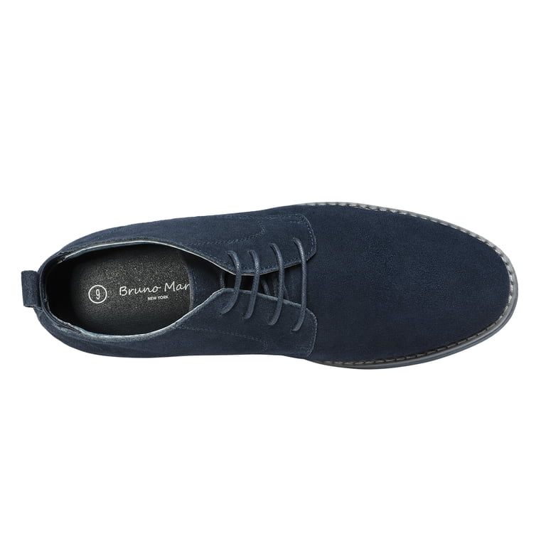 Bruno Marc New York Men\'s Classic Suede Leather Desert Chukka Boots navy size 13 Bruno Marc Men main image 4