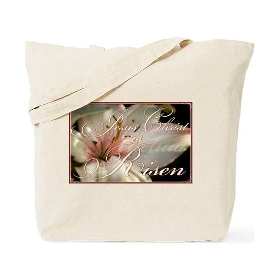 CafePress - Christ Is Risen Tote Bag - Unisex Canvas Tote Bag, Beige, 1-Piece