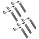 thumbnail image 2 of 6 piezas de clips de resorte para remo de kayak, sujetadores de resorte de acero inoxidable, broche de un solo botón 10 mm, 2 of 9