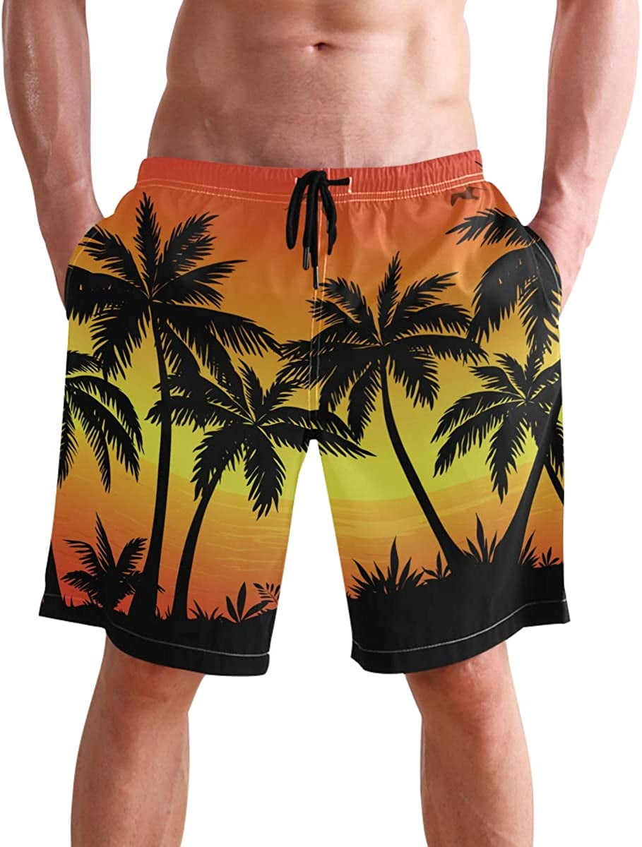 Men's Hawaii Beach Beach Shorts Summer Swim Trunks Sports Running ...