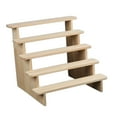 thumbnail image 3 of Almencla Wooden Display Riser Stand Cupcake Stand for Cosmetic Perfume Craft Figurine 5 Tiers 20CM, 3 of 8