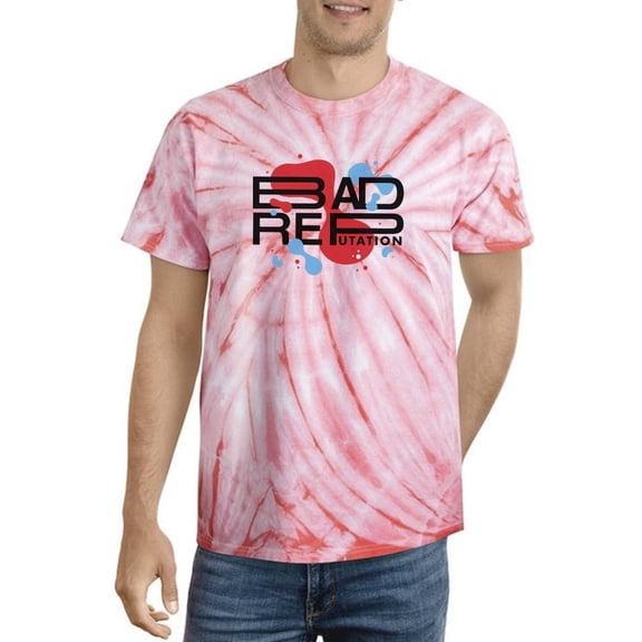 Bad Reputation Slogan Tie Dye Cyclone Men -Image by Shutterstock, Male Large