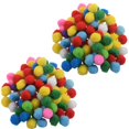 thumbnail image 1 of 200 Pcs Mixed Color Soft Fluffy Pompoms For Kids Crafts, 20mm, 1 of 5