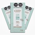 thumbnail image 1 of CACEP | Chocolate semi-amargo 70% cacao org&aacute;nico SIN AZ&Uacute;CAR | 3 Pack barras de 85g c/u | Sin l&aacute;cteos | Vegano | Snack Saludable, 1 of 6