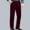 Wine, variant on YLSDY Mens Corduroy Pants Dress Pleated Front Work Pants Stretch Casual Straight Fit Trouser Business Office Slacks Coffee XL