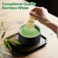 thumbnail image 4 of 4-Piece Matcha Starter Kit – Ceramic Matcha Bowl, Bamboo Whisk, Scoop, and Holder – Traditional Japanese Matcha Tea Set for Beginners & Tea Lovers (Black), 4 of 7