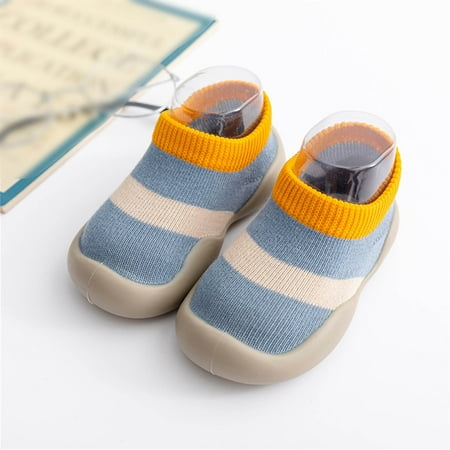 

TOWED22 Baby Sneaker Boys Girls Animal Cartoon Socks Shoes Toddler Fleece WarmThe Floor Socks Non Slip Prewalker Shoes I
