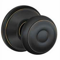 Schlage F10VGEO716 Georgian Passage Knob, Aged Bronze, Pack of 1,