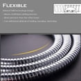 thumbnail image 3 of 1.5M Stainless Steel Shower Replacement Hose - Flexible, Corrosion-Resistant, Universal Fit For Bathroom Showers, Handheld Showerheads - For Home, Hotel, Gym Bathing Use, 3 of 3