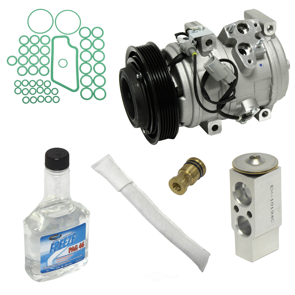 A/C Compressor and Component Kit -- Compressor Replacement Kit Fits select: 2004 TOYOTA HIGHLANDER, 2002-2003 TOYOTA CAMRY