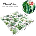 thumbnail image 5 of Cactus Blanket, Cactus Gifts for Women, Cactus Lovers - Cactus Throw Blankets - Cozy Soft Cow Plush Blanket for Couch, Travel - Succulent Blanket, Fun Cactus Stuff Decorations for Home, 50x60 Inch, 5 of 6