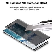 For Samsung Galaxy S24+ /S24 Plus 5G Privacy Screen Protector Tempered Glass Anti-Spy Anti-Peek 9H Hardness Screen Cover by Xpression - Black