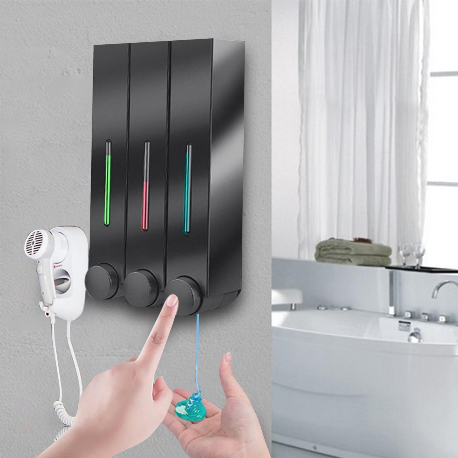 Soap Dispenser Pump Bottles Manual Lotion Liquid Gel Dispenser Wall Mount for Kitchen Bathroom ,