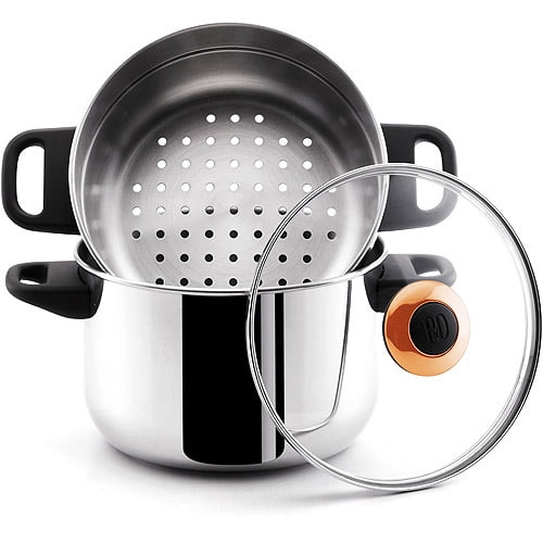 Paula Deen 3 Qt. Stack 'n Steam Copper Bottom