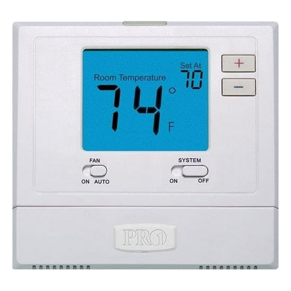 Pro1 T771 Thermostat - 1H Or 1C Conventional, No Autochangeover, No Programming