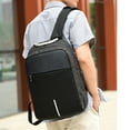 thumbnail image 6 of Vacemry Under $5 Business Laptop Backpack, USB Charging Port Bag, Flight Approved Carry On, 15.6 Inch Computer Bag, Travel Work Backpack, Commuter Daypack, Professional Office Essential, 6 of 7