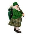 thumbnail image 2 of Kurt Adler Fabriché Musical Irish Bagpiper Santa Figurine 10.5 Inch, 2 of 3