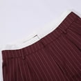 thumbnail image 6 of DHFJKG Women's Striped Casual Suit Pants High Waisted Patchwork Straight Leg Relaxed Fit Pant With Pockets Stylish Trousers, 6 of 8