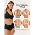 thumbnail image 6 of LUCKMEEY Deep V Wireless Bras for Women Seamless Full Coverage Push Up Everyday Bra S-3XL, 6 of 6