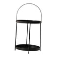 thumbnail image 4 of Luzkey Desktop Storage Rack Perfume Stand Multifunction Showcase Iron Cosmetic Display Holder Organizer for Dresser Dorm Living Room Double Layer, 4 of 8