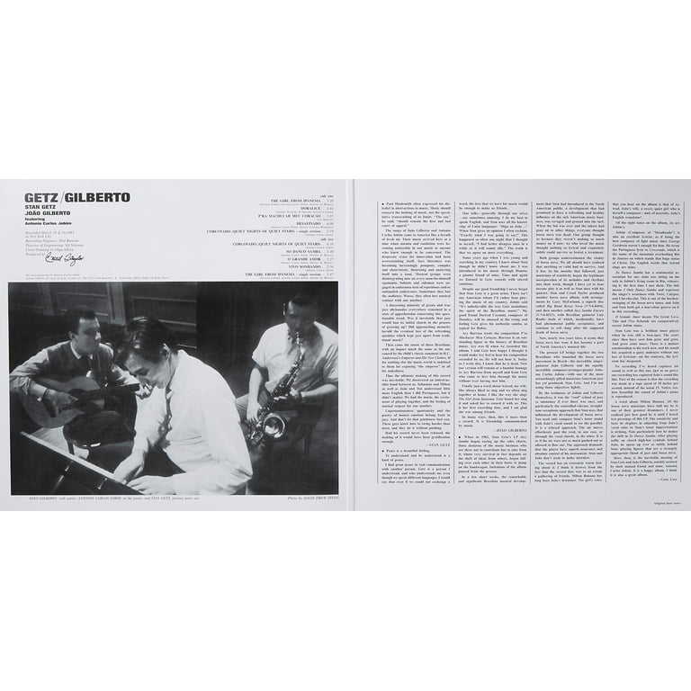 Getz, Gilberto Jazz Album - Gatefold 180g Vinyl by Dol - Walmart.com