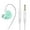 Green, variant on Sports Headset Music Earphone in-line Control with Mic Detachable Replaced Cable