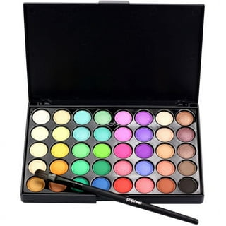 Eyeshadow Palette, Professional 15 Color Eye Shadow Matte Shimmer Glitter Makeup Palette Waterproof Powder Natural Pigmented Nude Eye Cosmetics Tray