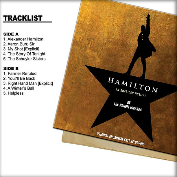 Original Broadway Cast of Hamilton Hamilton (Original Broadway Cast Recording) Vinyl - Walmart.com
